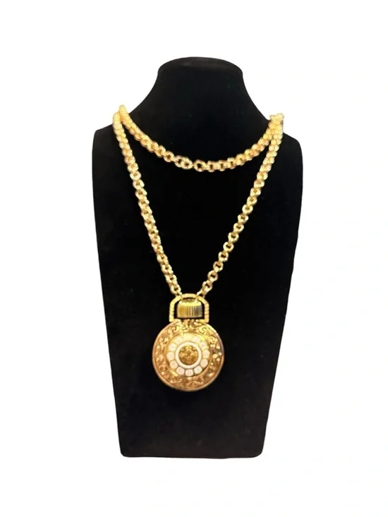 Vintage Avon Perfume Flask Pendant Necklace - Picture 4 of 6